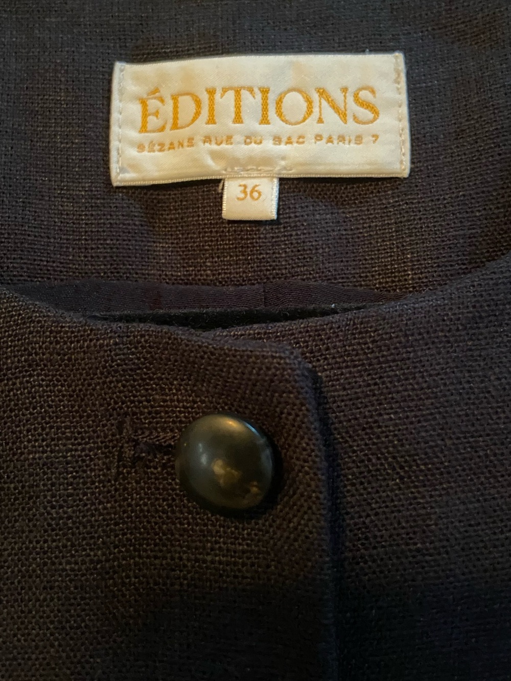 Sezane Rosaline Linen Jacket - Picture 6 of 7